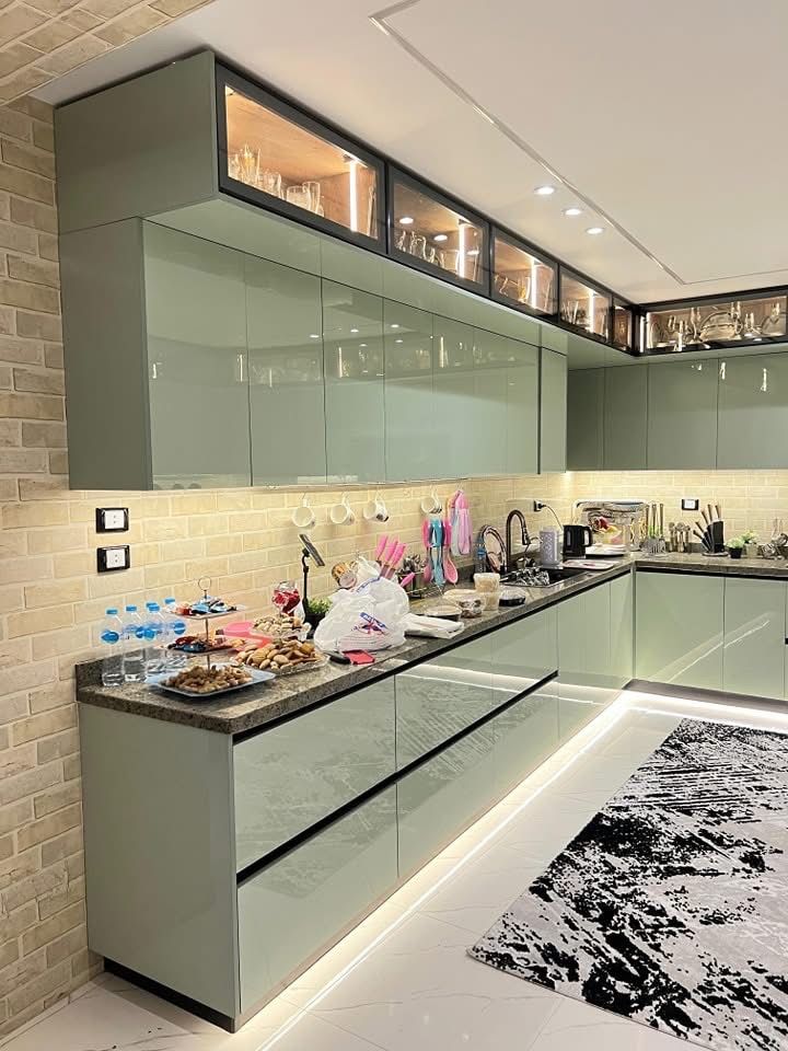 Sage Handleless Kitchen