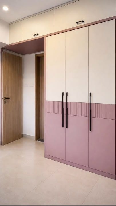 Grey Cupboard with Gold Handles